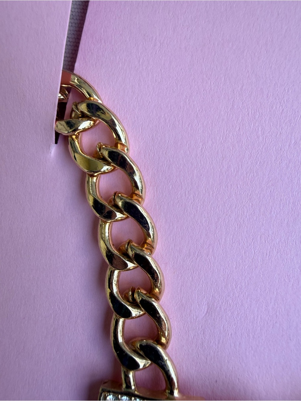 Aratta Gold Scorpion Necklace with Red Glitter Heart - Picture 3 of 6